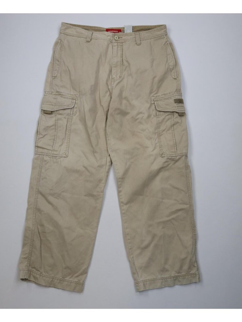 Vintage 90s Y2K Unionbay Surfing Mens 36x30 Faded Baggy Wide Leg Cargo Pants